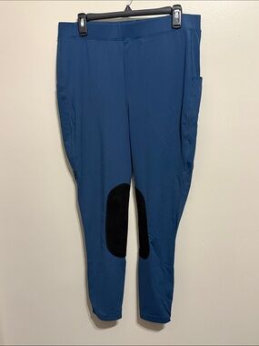 Baleaf Navy Blue Men’s Athletic Joggers with Black Knee Patch